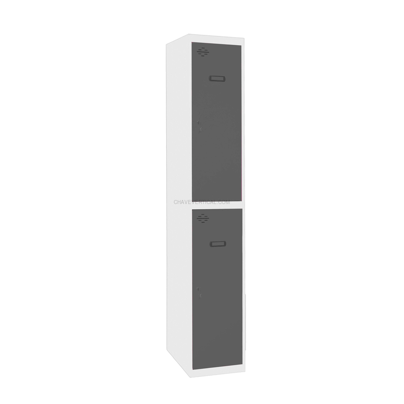 Cacifo Metálico SIMONLOCKER Profissional Montado TANDEM 1/2 300 Branco/AN - 1800 x 300 x 500 mm