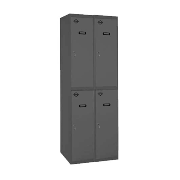 Cacifo Metálico SIMONLOCKER Profissional Montado TANDEM 2/4 300 (600) AN/AN - 1800 x 600 x 500 mm
