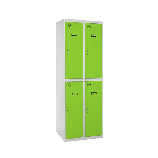 Cacifo Metálico SIMONLOCKER Profissional Montado TANDEM 2/4 400 (800) Cinzento/VE - 1800 x 800 x 500 mm