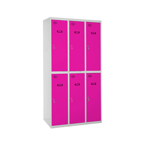 Cacifo Metálico SIMONLOCKER Profissional Montado TANDEM 3/6 300 (900) Cinzento/RS - 1800 x 900 x 500 mm