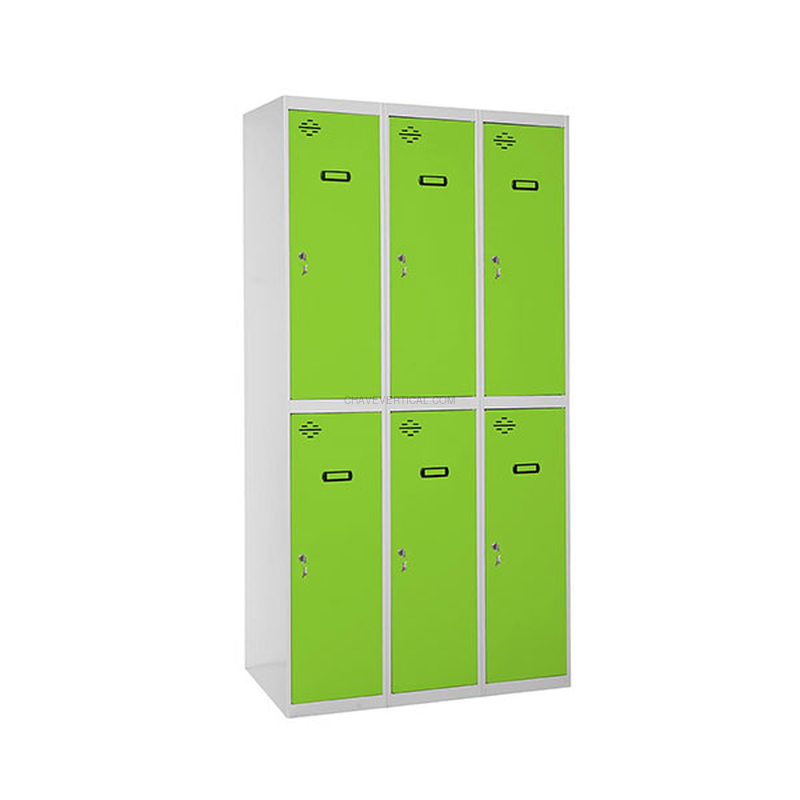 Cacifo Metálico SIMONLOCKER Profissional Montado TANDEM 3/6 300 (900) Cinzento/VE - 1800 x 900 x 500 mm