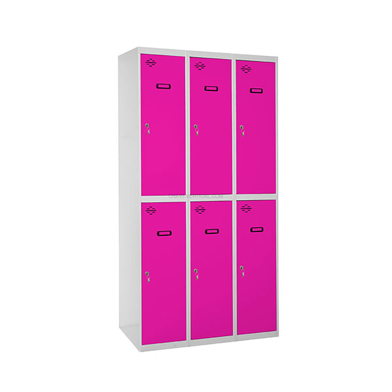 Cacifo Metálico SIMONLOCKER Profissional Montado TANDEM 3/6 400 (1200) Cinzento/RS - 1800 x 1200 x 500 mm