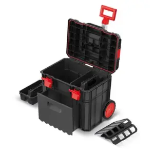Caixa com Rodas KXB604050D 54,6 × 38 × 51 cm POWERED
