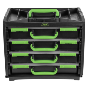 Caixa Organizadora JBM com 4 Malas Extraíveis 37,7×26,5x31cm