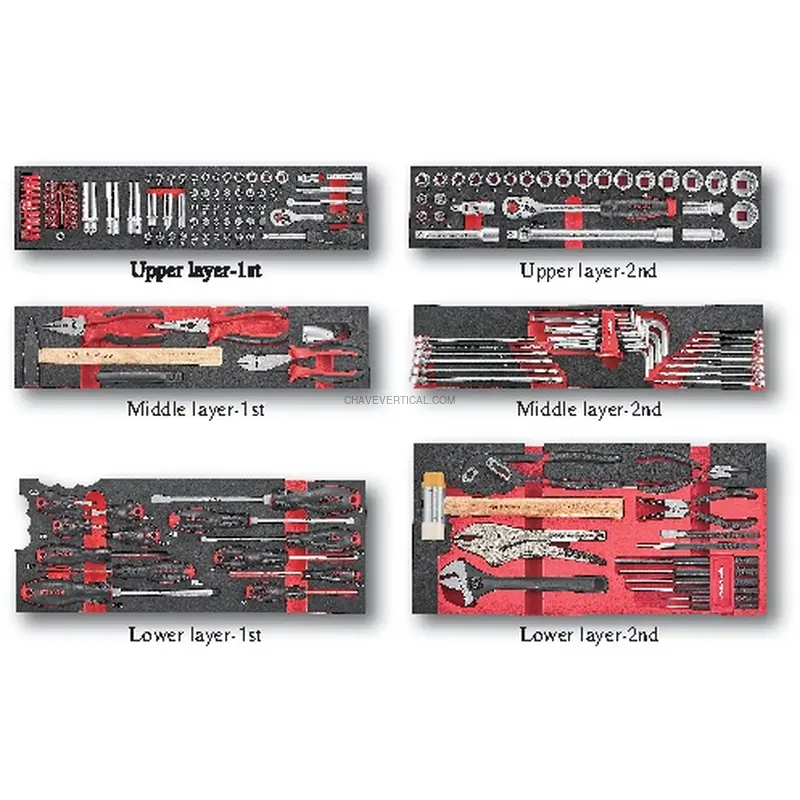 Caixa de Ferramentas FORCE 50235-187 187 Peças