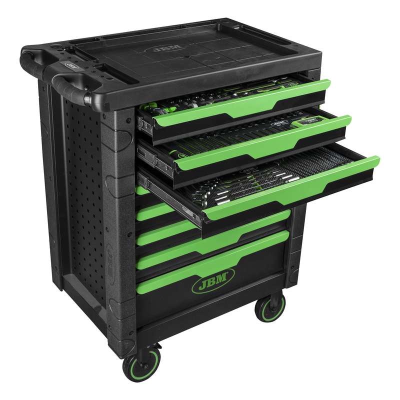 Carrinho de Ferramentas de 8 Gavetas - Equipado JBM