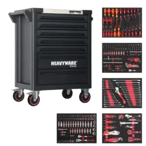 Carro de Ferramentas HEAVYWARE HRC278 278 Peças 7 Gavetas