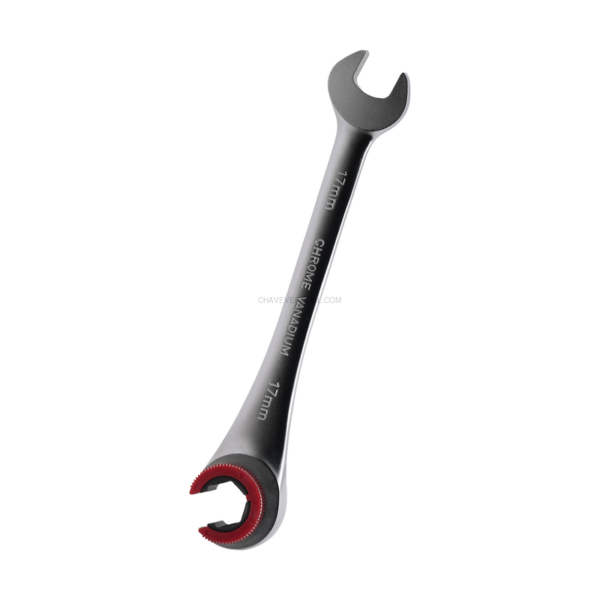 Chave de Catraca com Cabeça Aberta 17 MM JBM