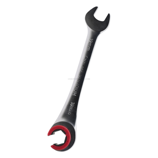 Chave de Catraca com Cabeça Aberta 19 MM JBM
