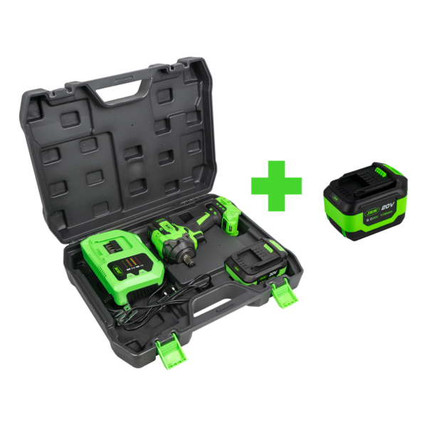 Chave de Impacto com Motor Brushless Ref.60046 800Nm + 60015 JBM