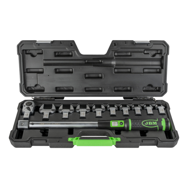 Chave de Torque 1/2" com 40–200 Nm e Cabeças Intercambiáveis JBM