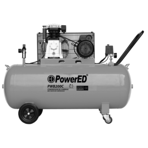 Compressor de Correias PWB200C 200 L 3 HP 10 bar 230 V POWERED