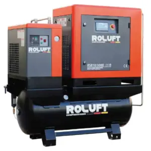 Compressor Parafuso com Secador ROLUFT RSB10/300D 10 HP 270 L 10 bar