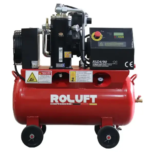 Compressor Parafuso RSD4/90 10 Bar Acoplamento Direto 230V Roluft