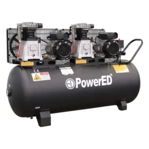 Compressor de Correias POWERED PWB270M AIR 270 L 2 × 3 HP 230 V