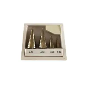 Conjunto de 4 Brocas Escalonadas Powered 4 a 32 mm