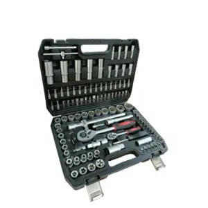 Conjunto de Chaves de Roquete HEAVYWARE 108 Peças 1/4 e 1/2″