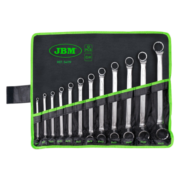 Conjunto de 12 Chaves Offset de 12 Pontos JBM
