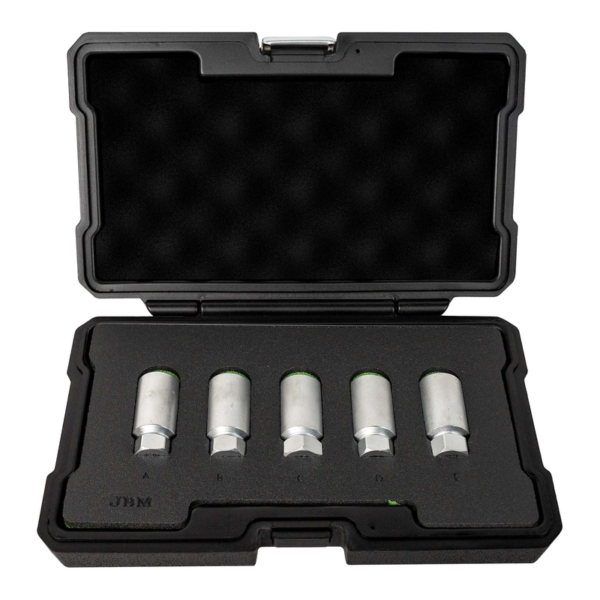 Conjunto de 5 Chaves de Soquete para Parafusos de Bloqueio de Roda para Tesla 3, S, X JBM