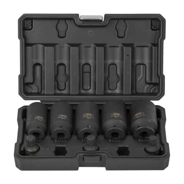 Conjunto de 5 Chaves Hexagonais e 3 Chaves de Impacto Xzn 1/2 JBM