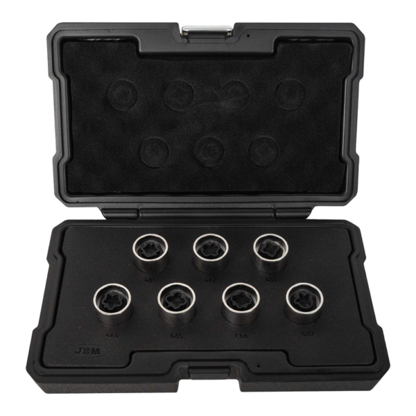 Conjunto de 7 Chaves para Parafuso de Bloqueio de Roda para Opel/vauxhall JBM