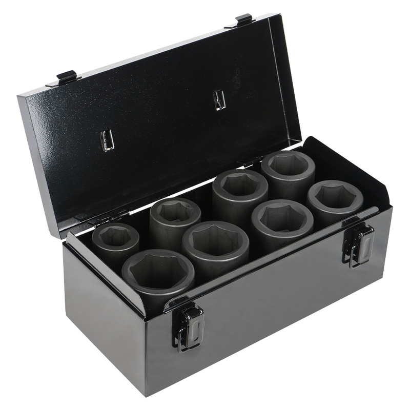 Conjunto de 8 Chaves de Impacto Longas 1 JBM