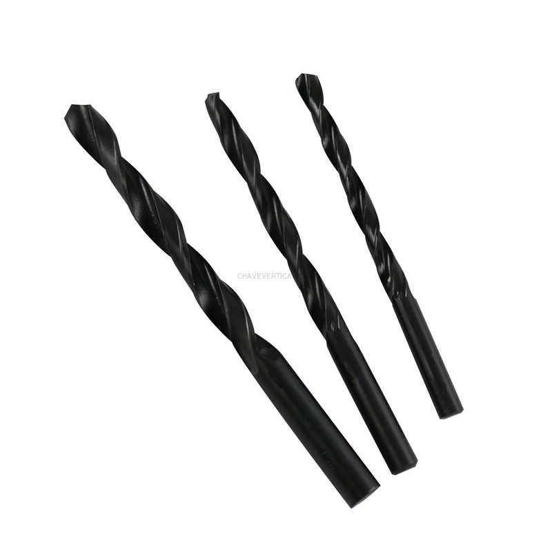 Conjunto de Brocas Espirais Hss 4241, 1-10 Mm, Preto. JBM