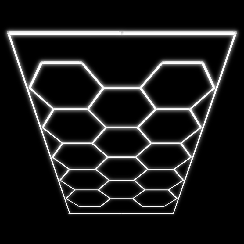 Conjunto de Candeeiros de Tecto Hexagonais JBM