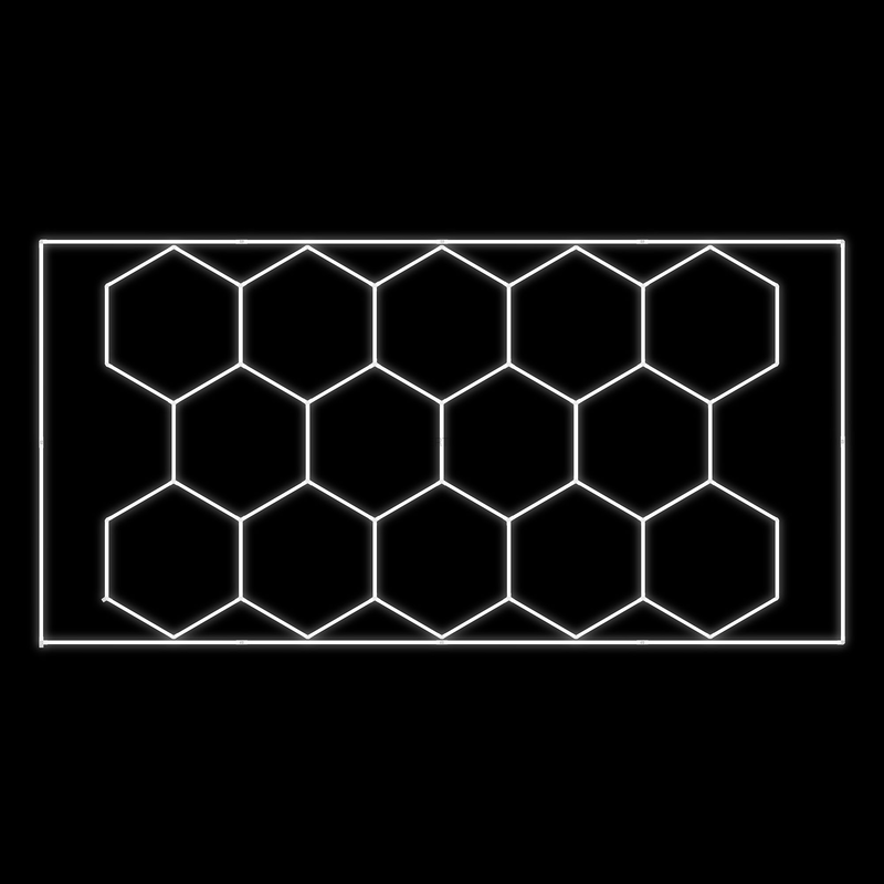 Conjunto de Candeeiros de Tecto Hexagonais JBM