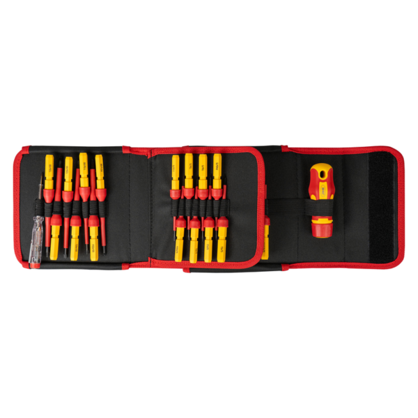 Conjunto de Chaves de Fendas Intercambiáveis 25Pcs Isoladas JBM