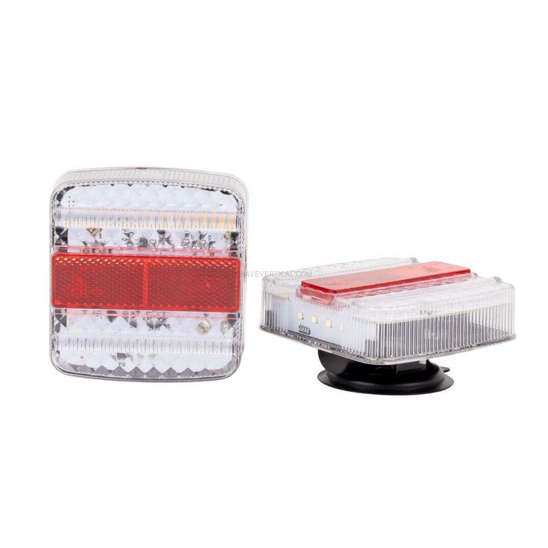 Conjunto de Duas Luzes Traseiras Magnéticas Sem Fio JBM