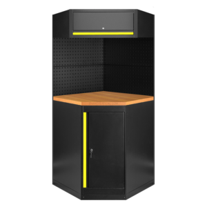 Conjunto de móveis modulares JBM Amarelo JBM 11 peças modulares em MDF e aço