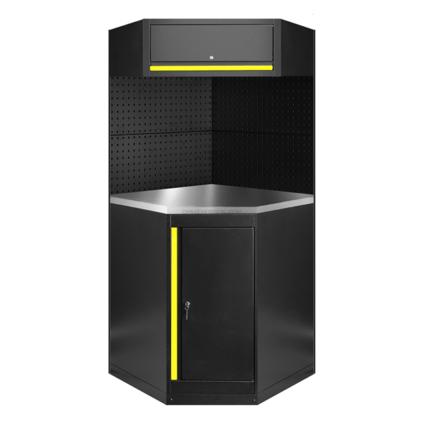 Conjunto de Móveis Modulares (11 Peças) - Amarelo JBM