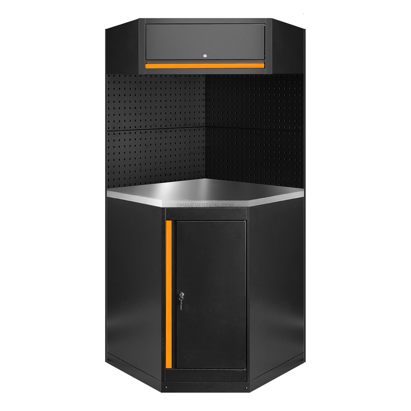 Conjunto de Móveis Modulares (11 Peças) - Laranja JBM