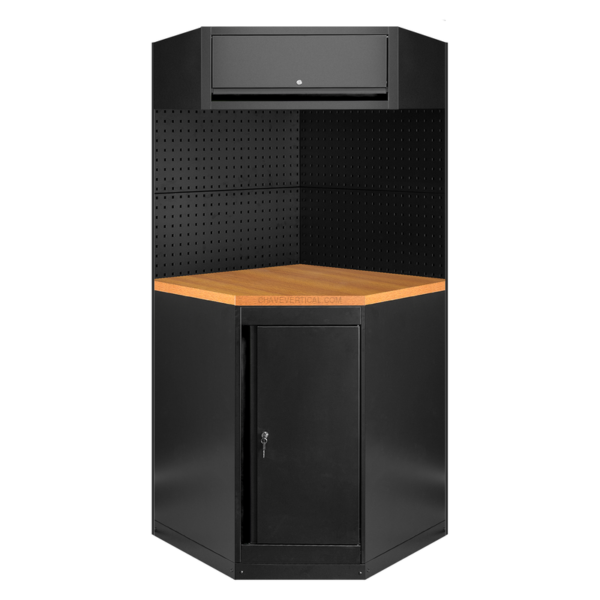 Conjunto de Móveis Modulares (11 Peças) - Preto JBM