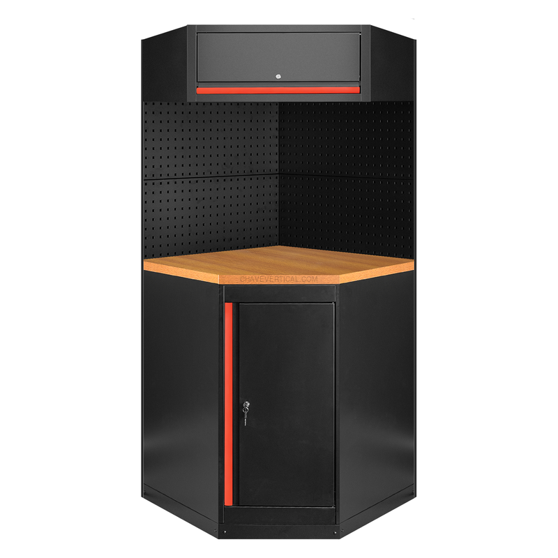 Conjunto de Móveis Modulares (11 Peças) - Vermelho JBM