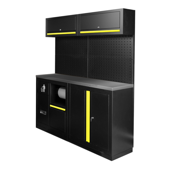 Conjunto de Móveis Modulares (12 Peças) - Amarelo JBM