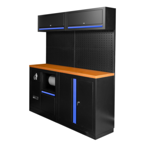 Conjunto de móveis modulares JBM Série 527B 12 peças azul