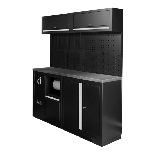 Conjunto de Móveis Modulares (12 Peças) - Prateado JBM