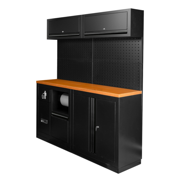 Conjunto de Móveis Modulares (12 Peças) - Preto JBM