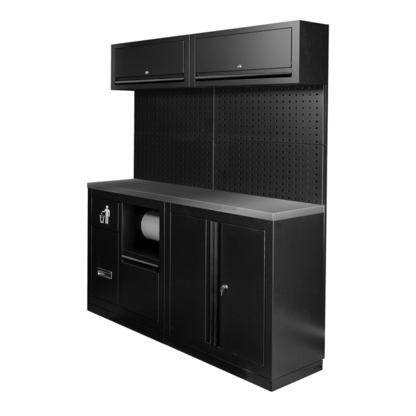 Conjunto de Móveis Modulares (12 Peças) - Preto JBM