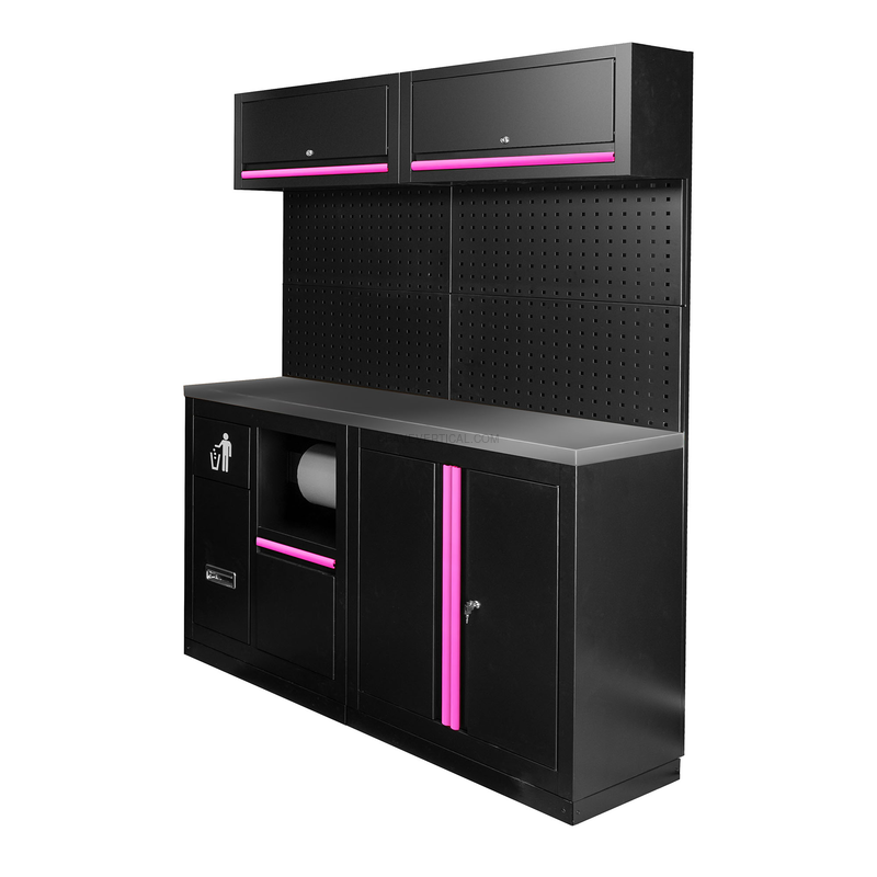 Conjunto de Móveis Modulares (12 Peças) - Rosa JBM