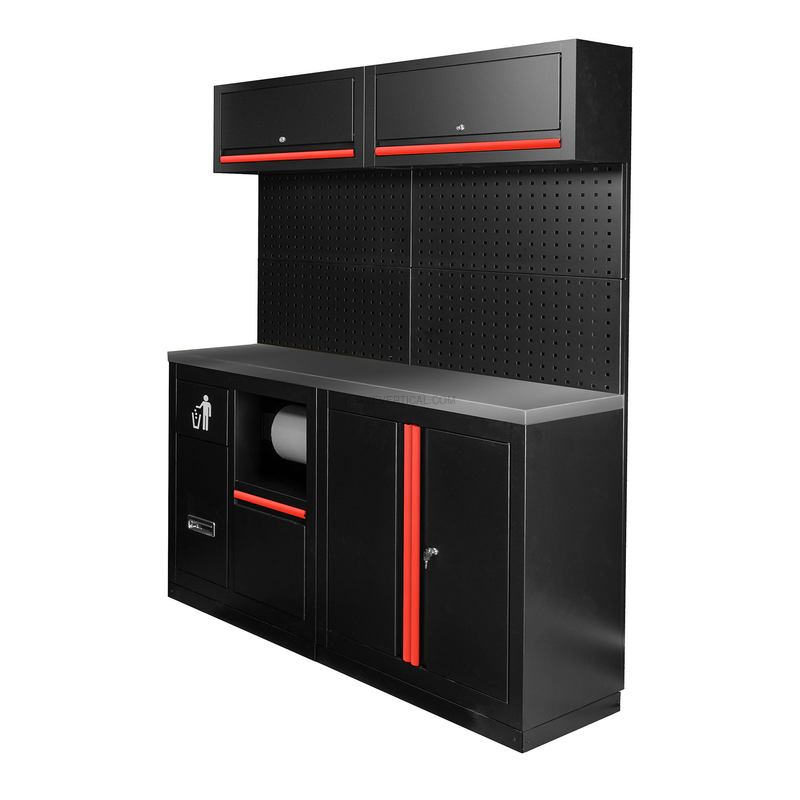 Conjunto de Móveis Modulares (12 Peças) - Vermelho JBM