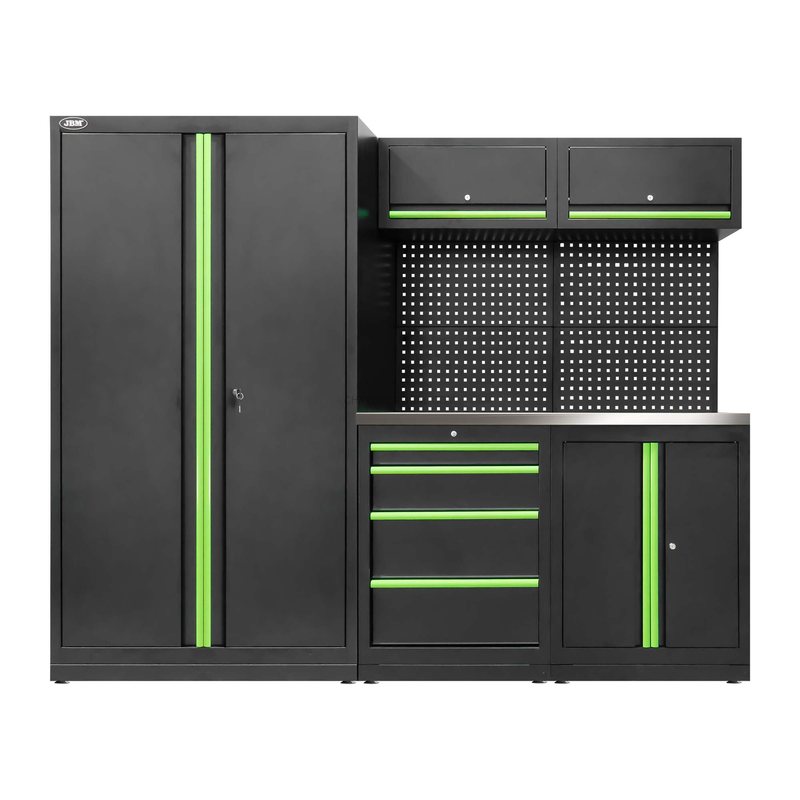 Conjunto de Móveis Modulares (13 Peças) - Conjunto com Armário de Duas Portas (Ref. 18105) JBM