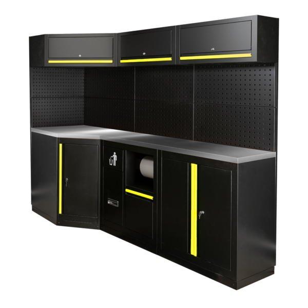 Conjunto de Móveis Modulares (22Pcs) - Amarelo JBM
