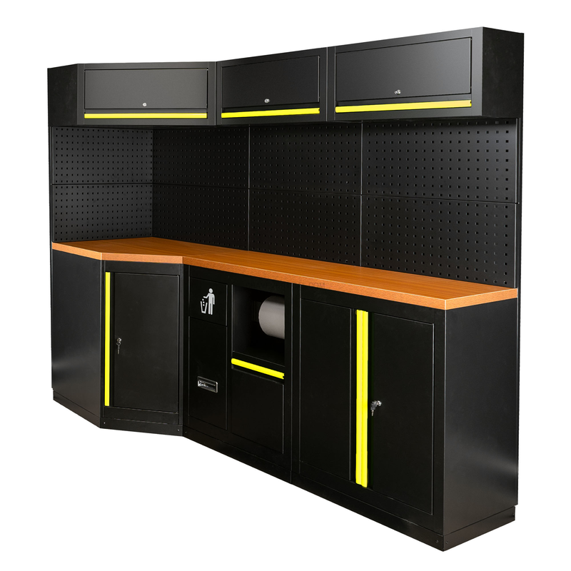 Conjunto de Móveis Modulares (22Pcs) - Amarelo JBM