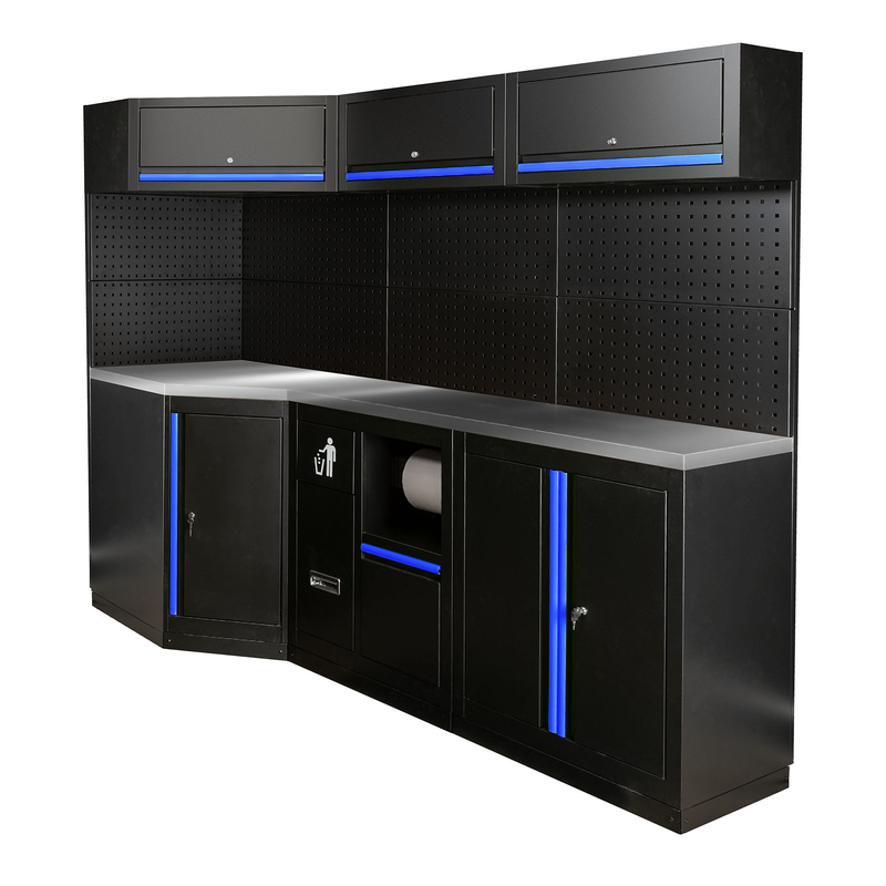 Conjunto de Móveis Modulares (22Pcs) - Azul JBM