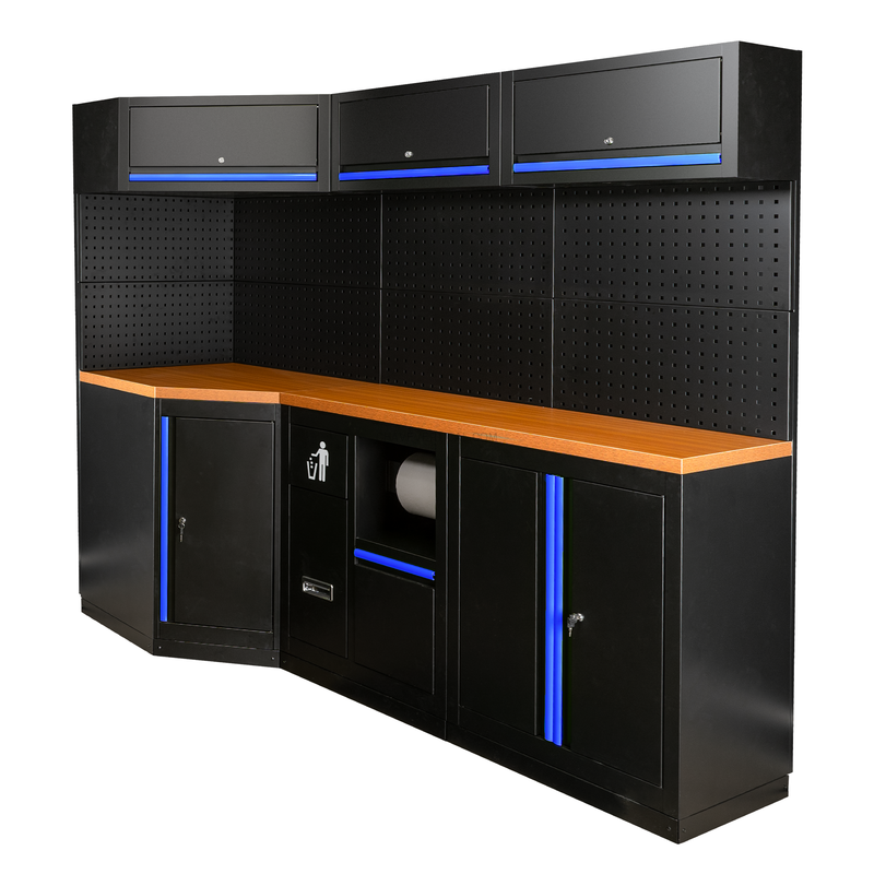 Conjunto de Móveis Modulares (22Pcs) - Azul JBM