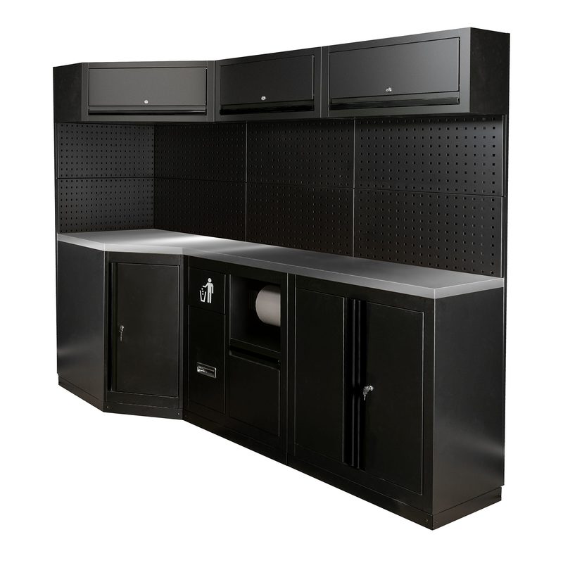 Conjunto de Móveis Modulares (22Pcs) - Preto JBM