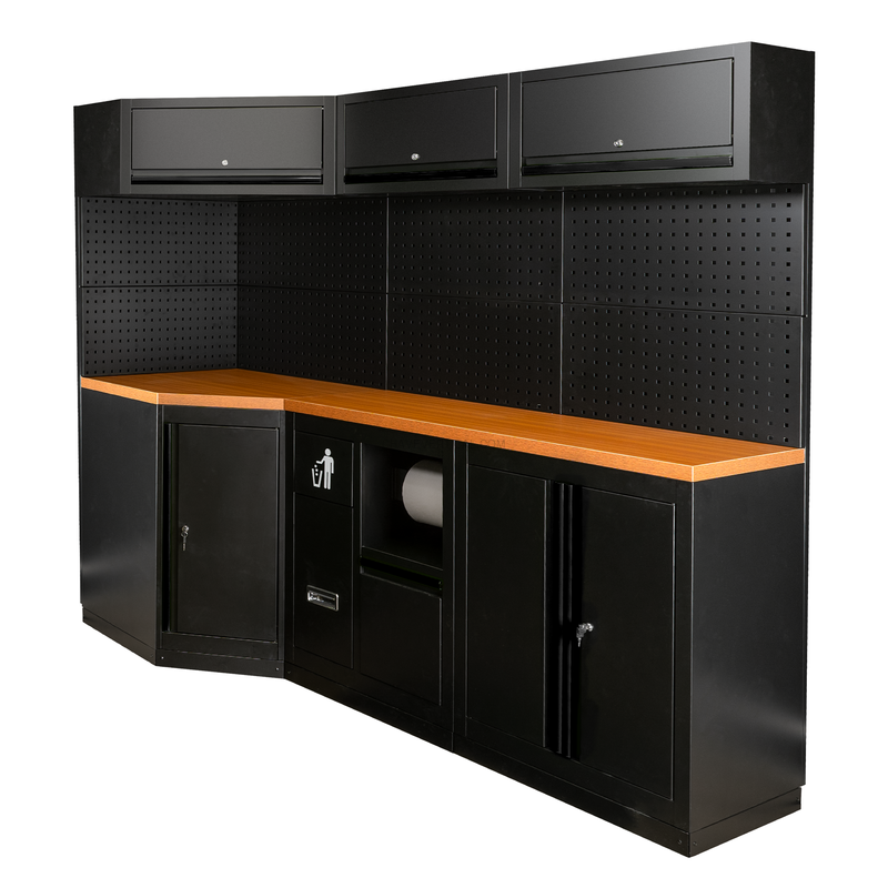 Conjunto de Móveis Modulares (22Pcs) - Preto JBM